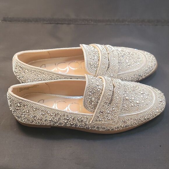 BRAND NEW SUGAR CARVIAR STUDDED SLIP ON LOAFERS G1 - Picture 5 of 16